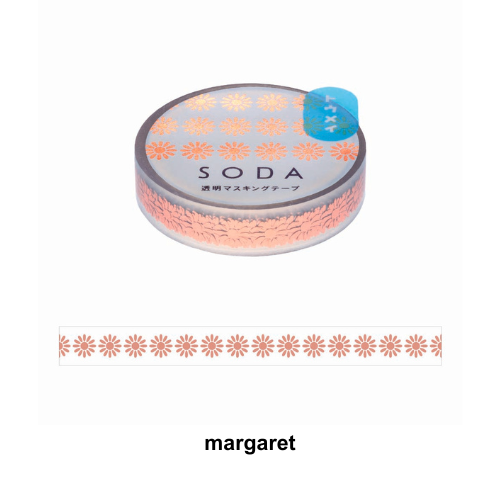 SODA Transparent Masking Tape margaret