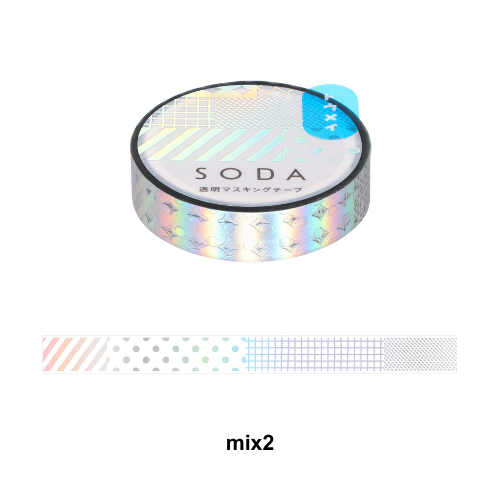 SODA Transparent Masking Tape mix2