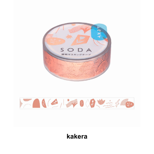 SODA Transparent Masking Tape kakera