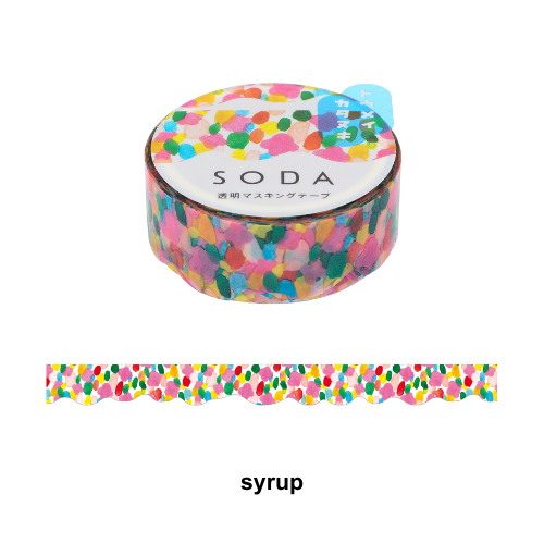 SODA Transparent Masking Tape syrup