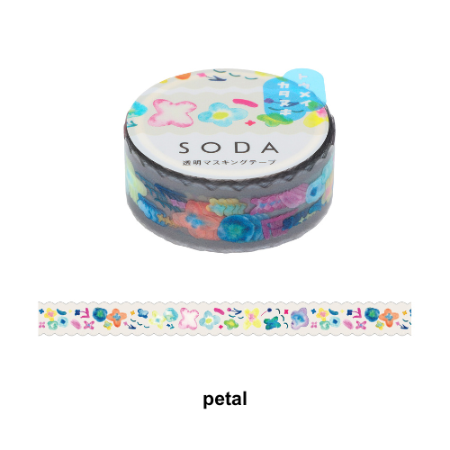 SODA Transparent Masking Tape petal
