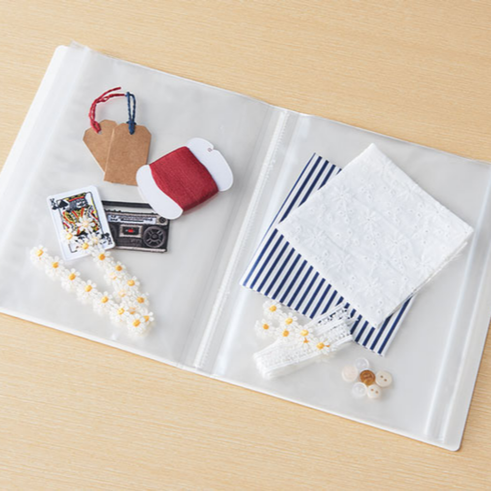 CLEAR FILE CHACK TYPE (Zipper Pockets)