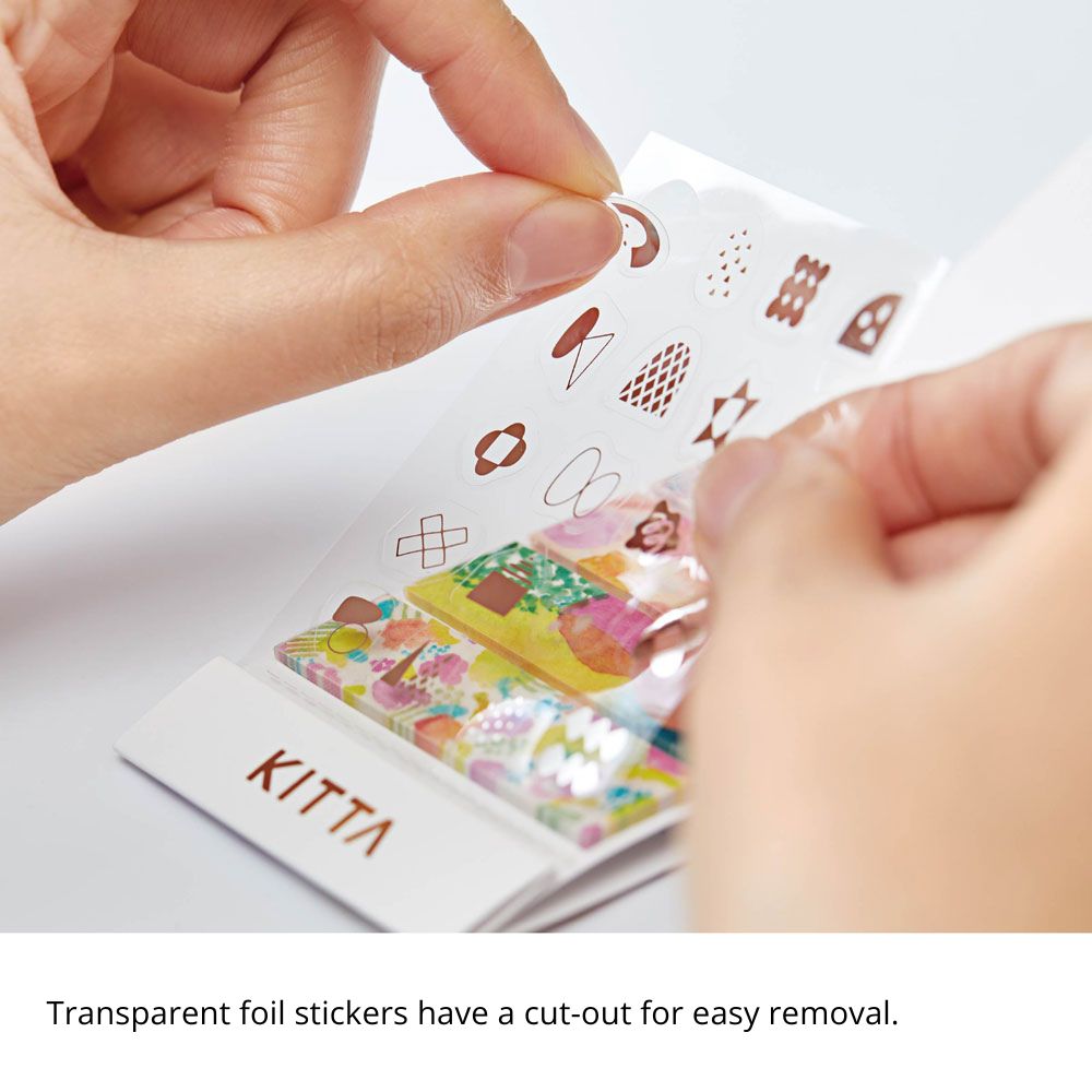 KITTA Collage washi tape for scrapbooking, planners, and DIY projects