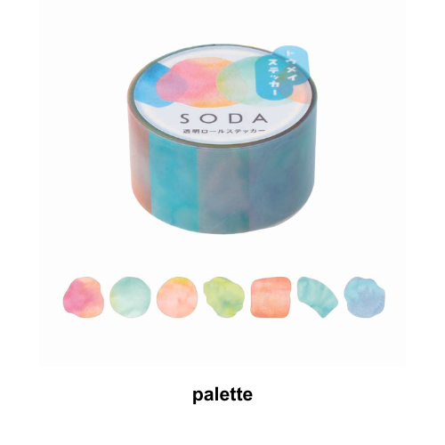 SODA Transparent Masking Tape palette