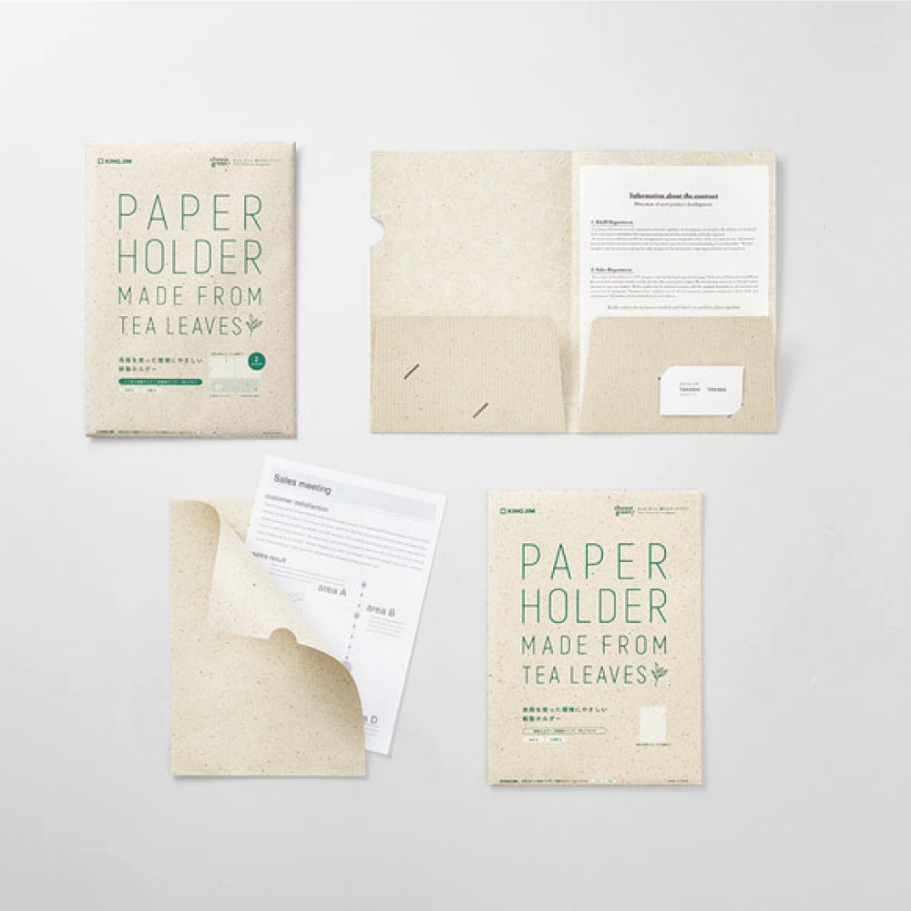 Used Tea Leaf Paper Folder Linrup
