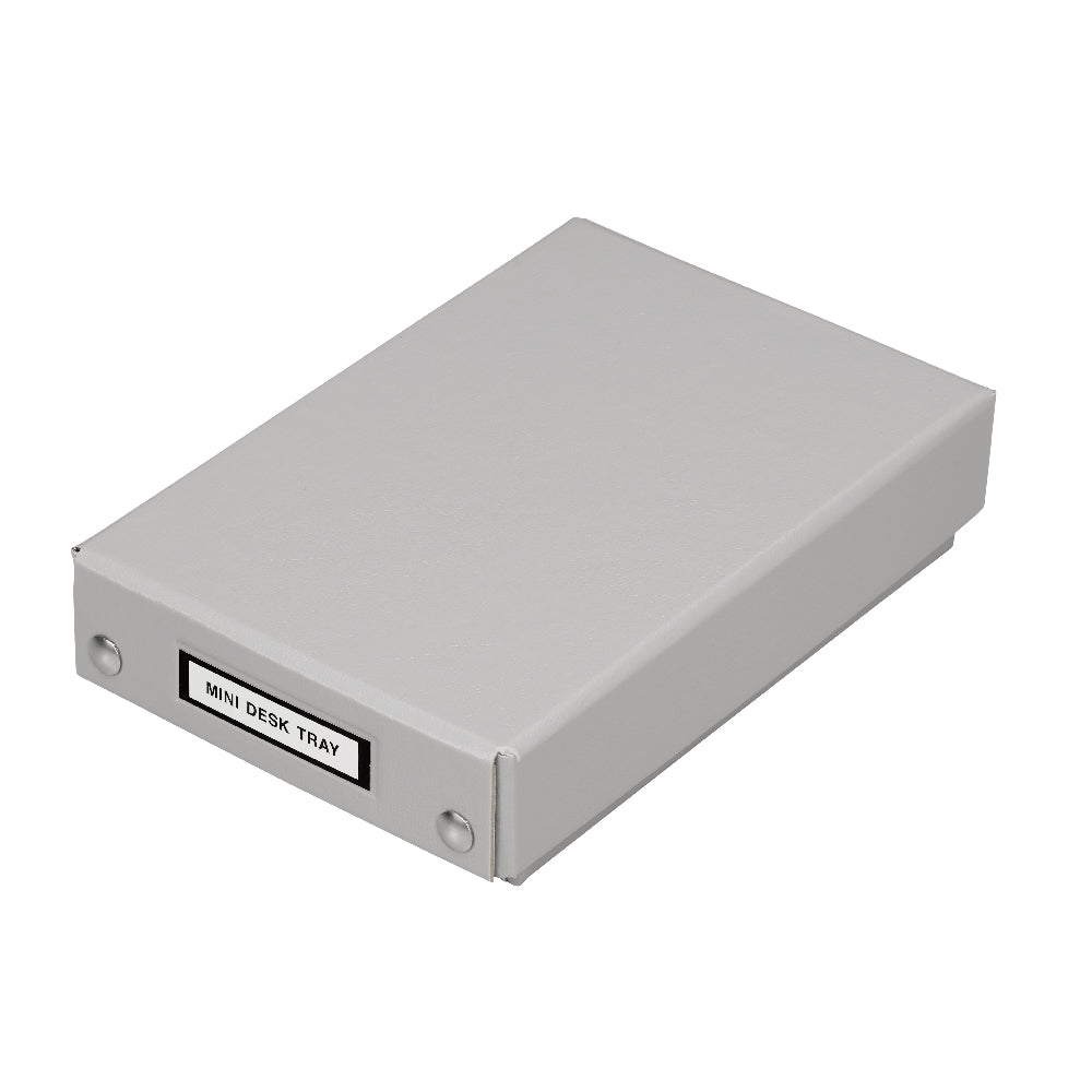 Miniaturized KING JIM Desk Tray Gray