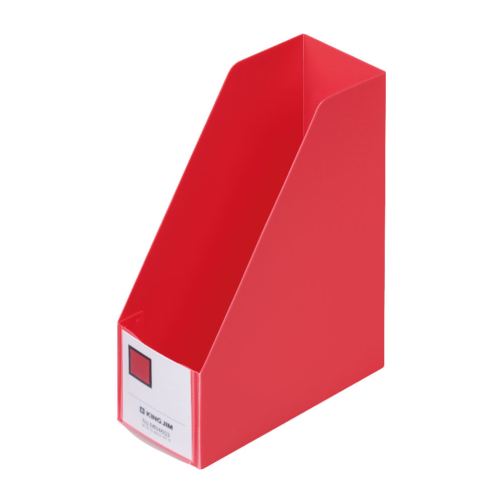 Miniaturized KING JIM holders Vertical Red