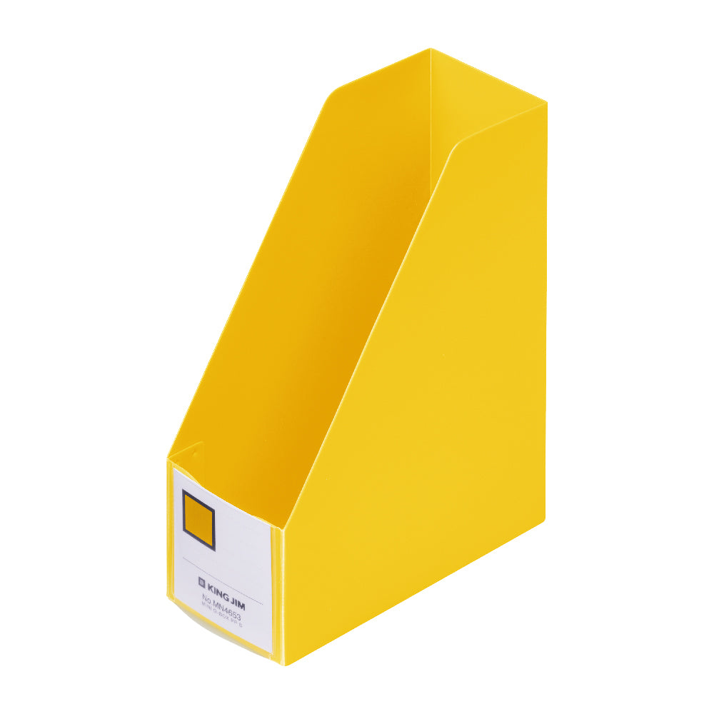 Miniaturized KING JIM holders Vertical Yellow