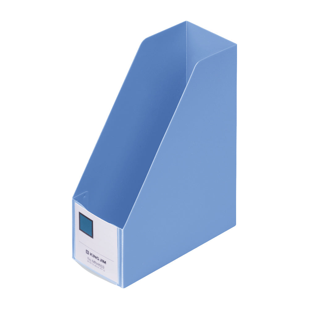 Miniaturized KING JIM holders Vertical Blue