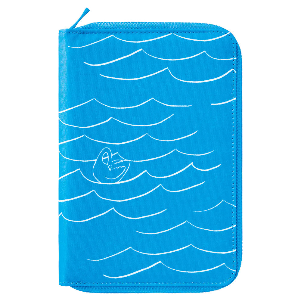 HITOTOKI NOTE Zip around type Swan ,Notebook