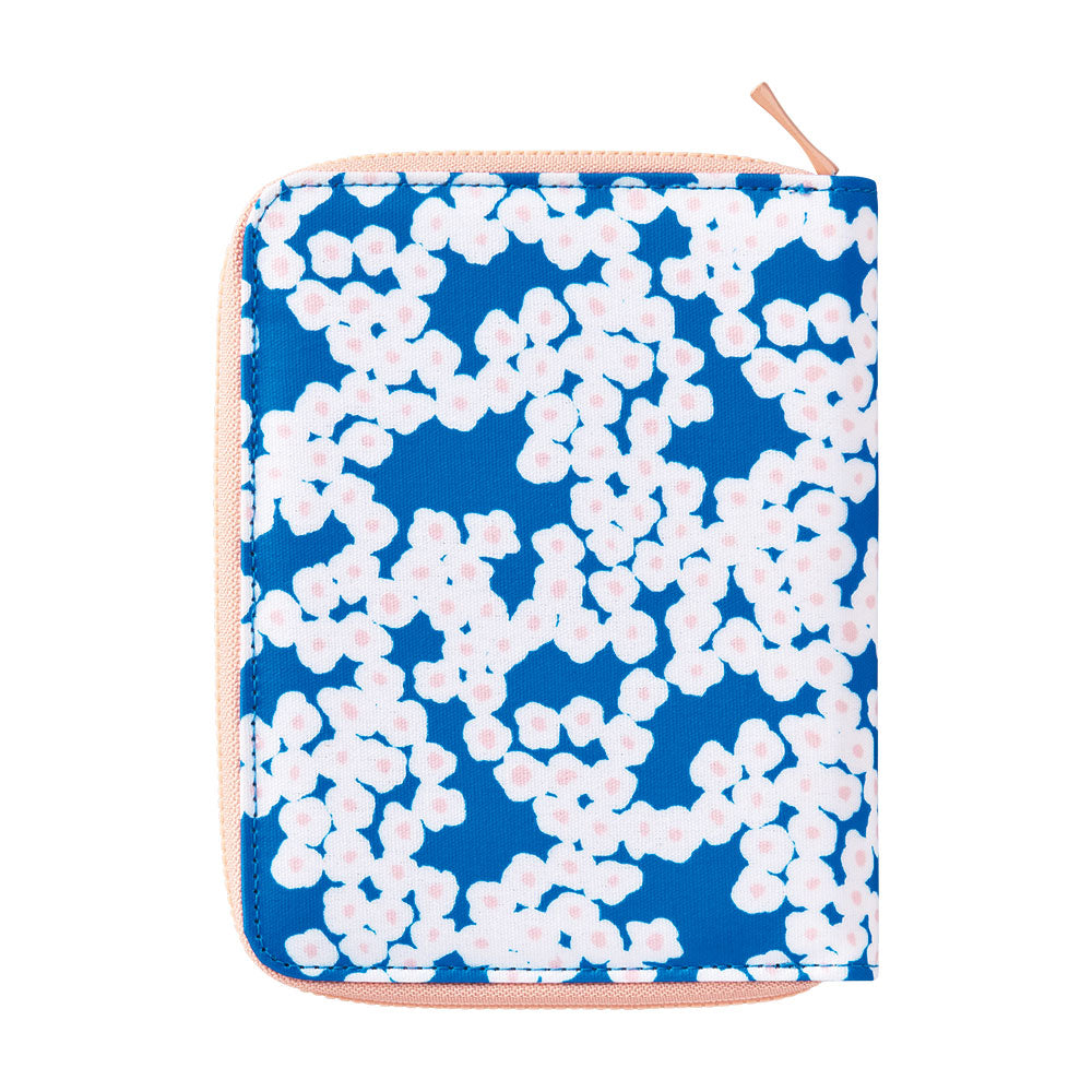 HITOTOKI NOTE Zip around type Flower ,Notebook