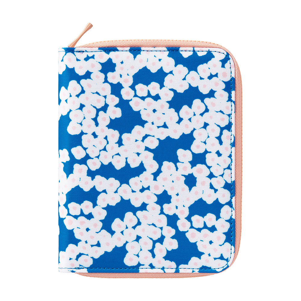 HITOTOKI NOTE Zip around type Flower ,Notebook