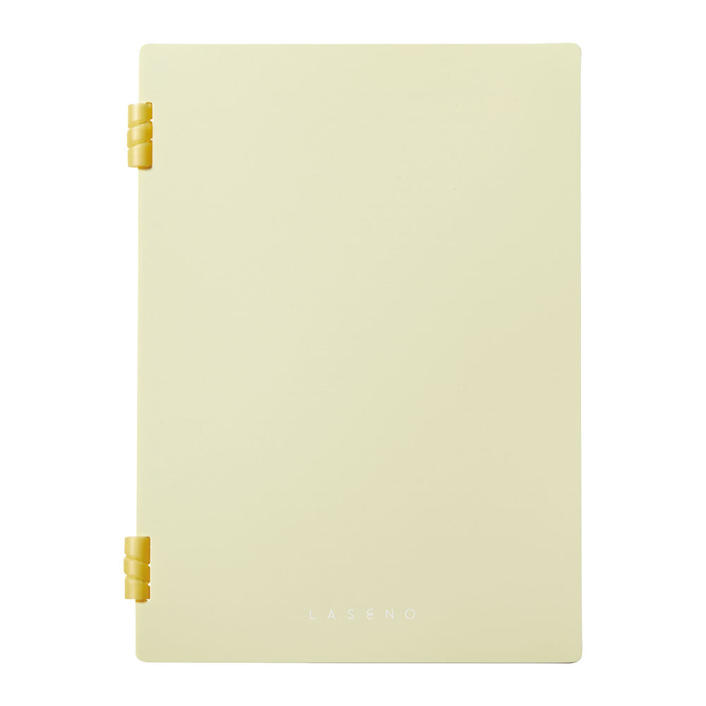 LASENO Spiral Notebook Yellow , Soft Ring Notebook