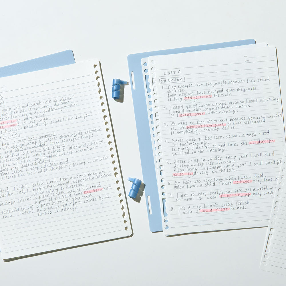 LASENO Spiral Notebook , Soft Ring Notebook