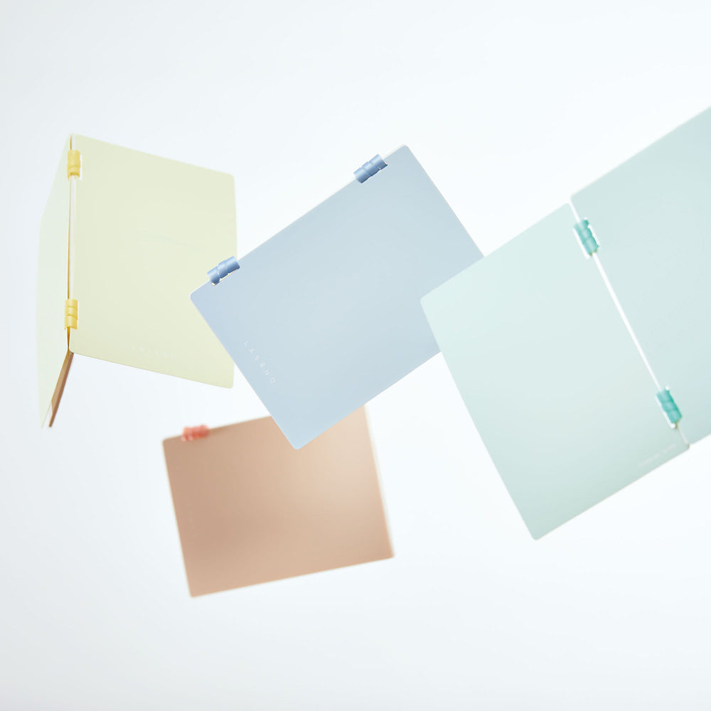 LASENO Spiral Notebook , Soft Ring Notebook