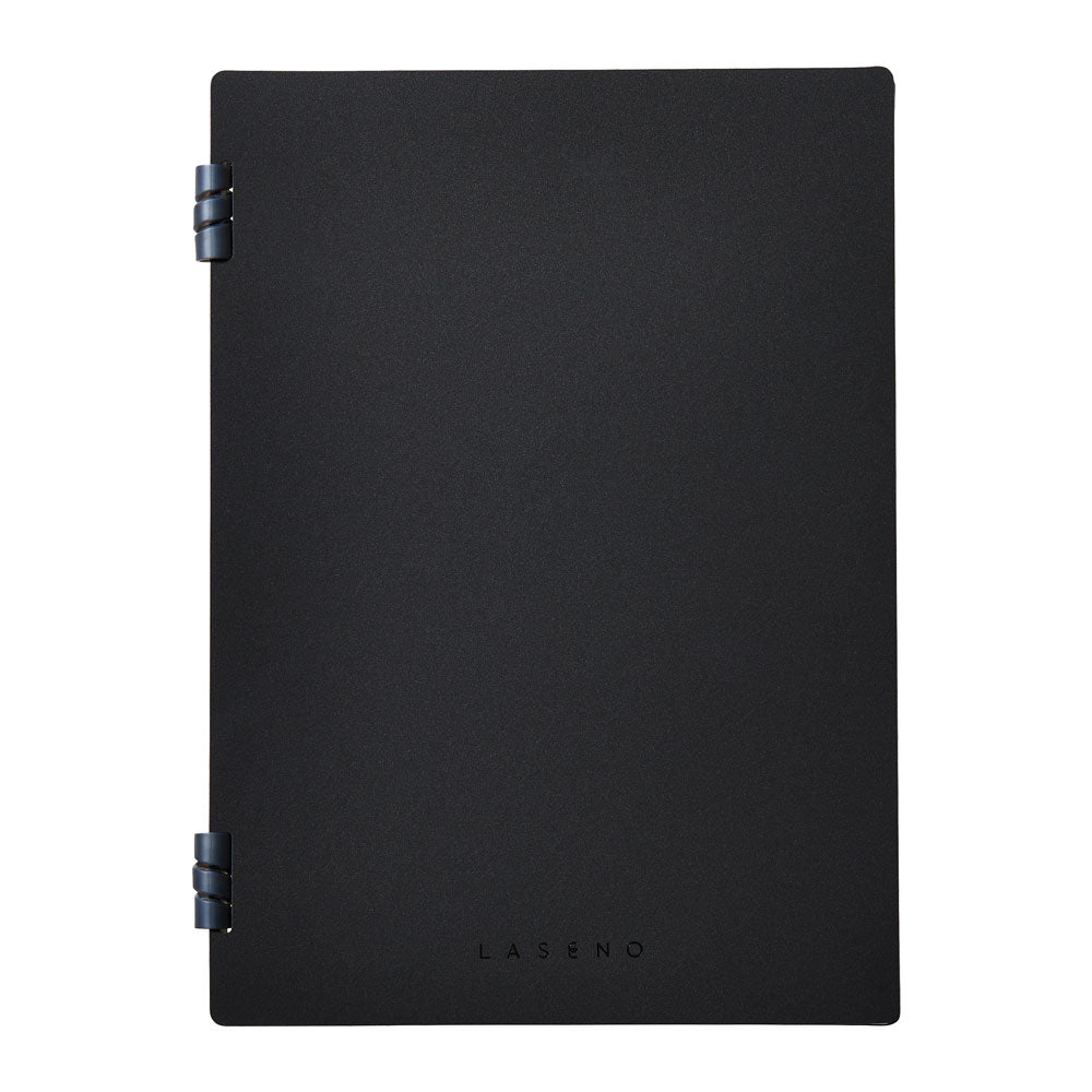 LASENO Spiral Notebook Black , Soft Ring Notebook