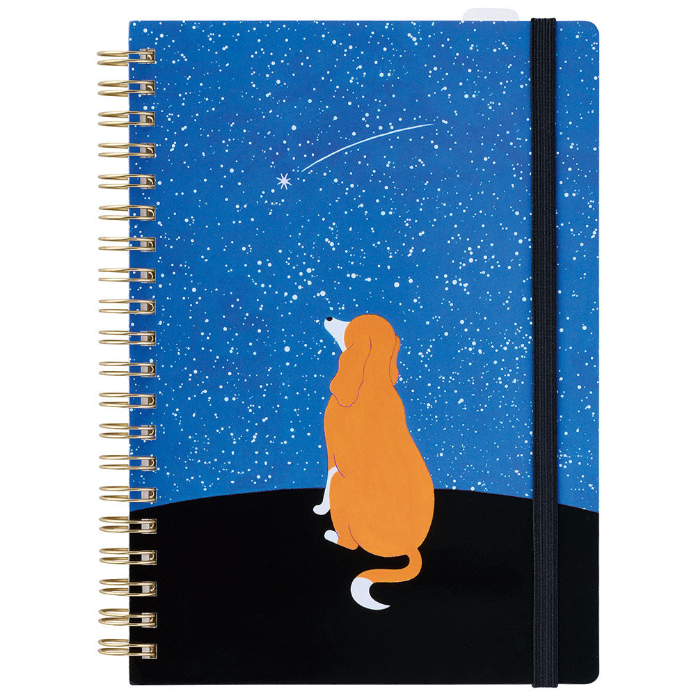 HITOTOKI NOTE Spiral Notebook Comic-size Night sky