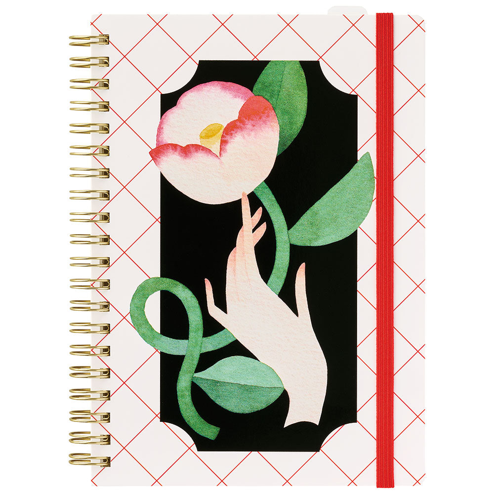 HITOTOKI NOTE Spiral Notebook Comic-size Flower picking