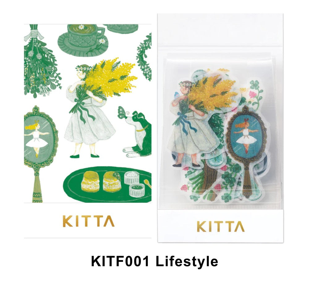 KITTA Flake Lifestyle ,Compact washi tape and sticker series