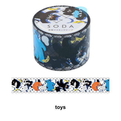 SODA Transparent Masking Tape toys