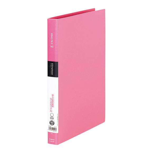 Simplease Ring File Pink