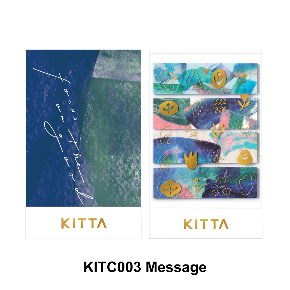 KITTA Collage washi tap or Message scrapbooking, planners, and DIY projects