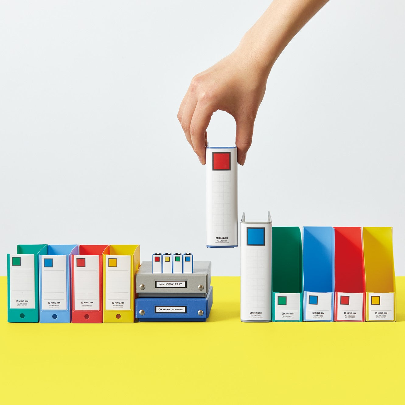 Miniaturized KING JIM classic stationery Lineup