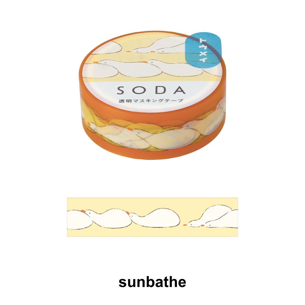 SODA Transparent Masking Tape sunbathe