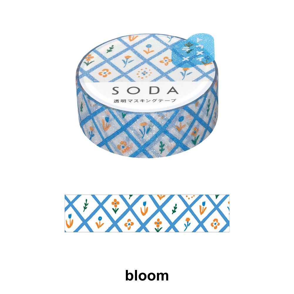 SODA Transparent Masking Tape bloom