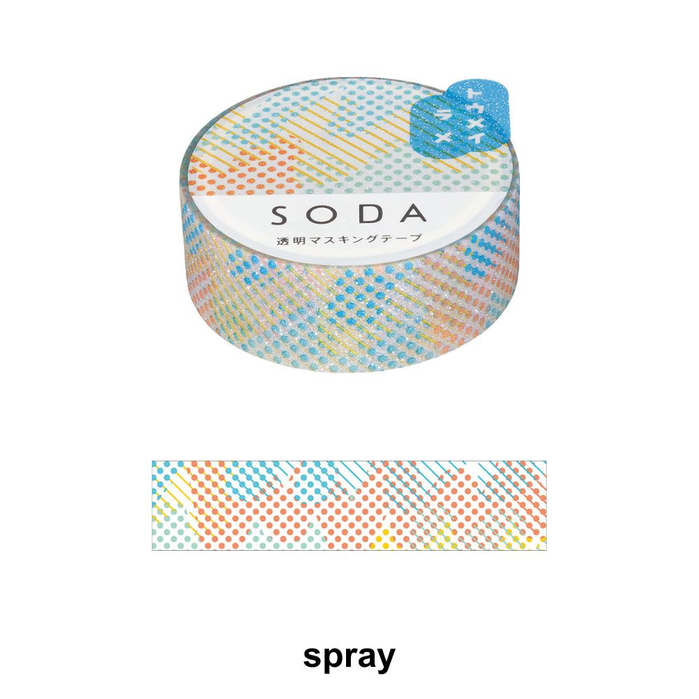 SODA Transparent Masking Tape spray