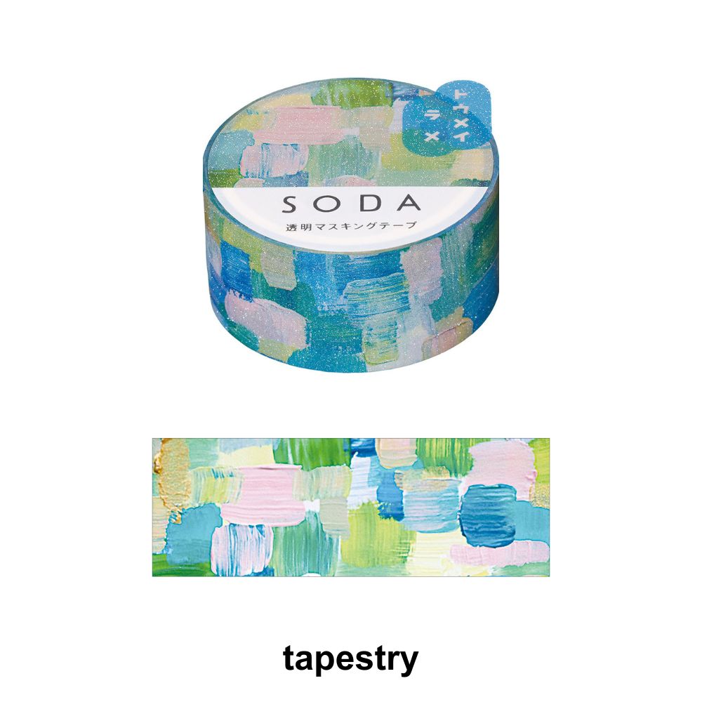 SODA Transparent Masking Tape tapestry