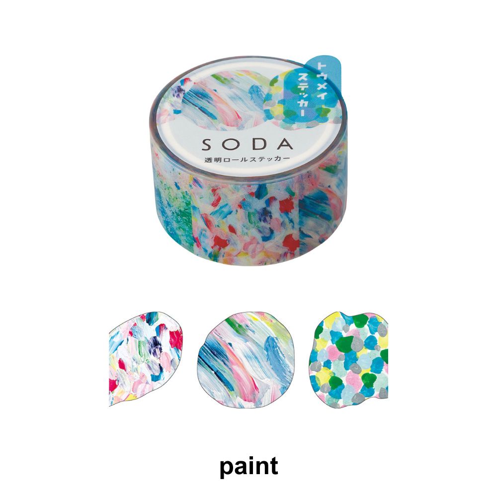 SODA Transparent Masking Tape paint