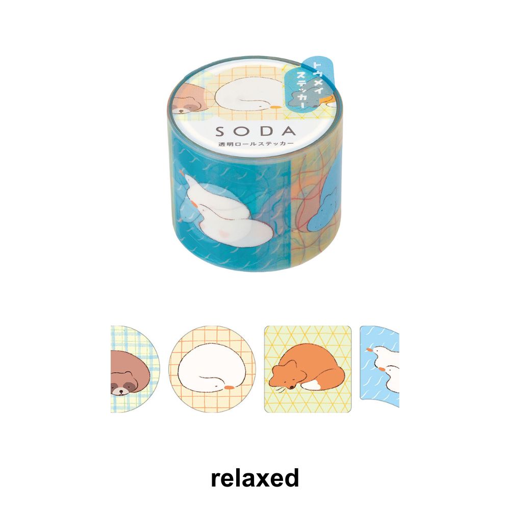SODA Transparent Masking Tape relaxed