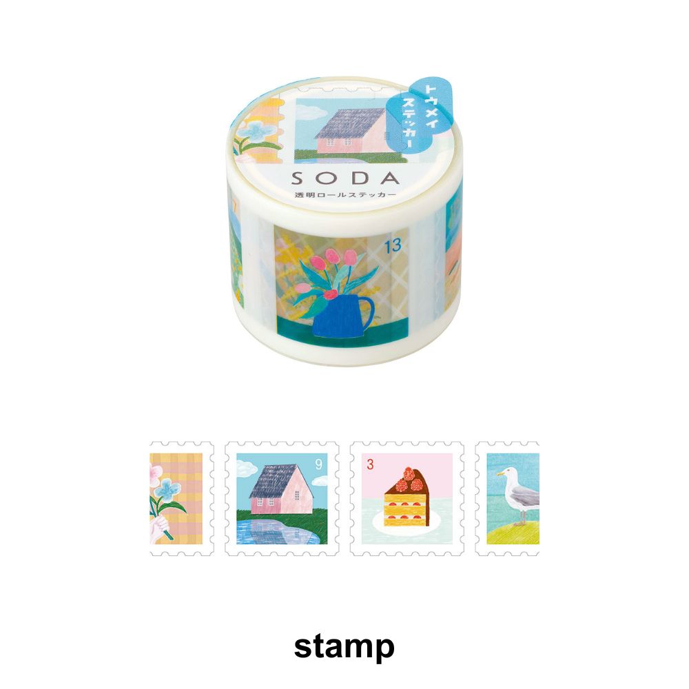 SODA Transparent Masking Tape stamp