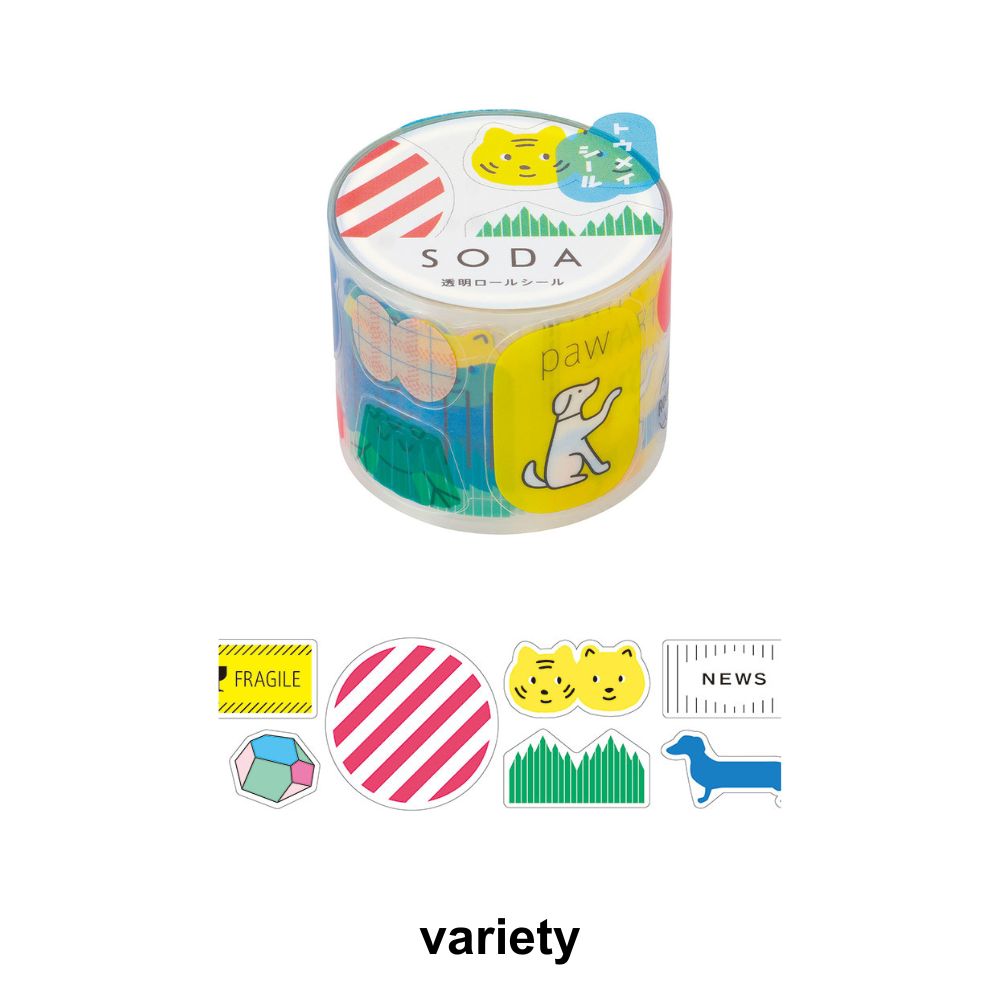SODA Transparent Masking Tape variety