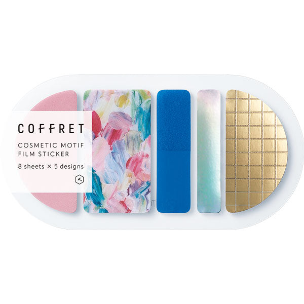 COFFRETROUND Pink Float Sticker
