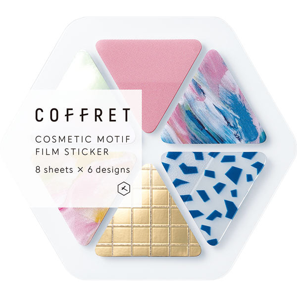 COFFRET TRIANGLE Pink Float Sticker