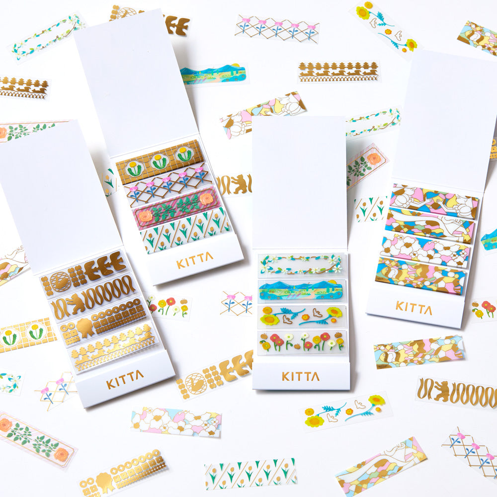 KITTA Clear Sticker Lineup