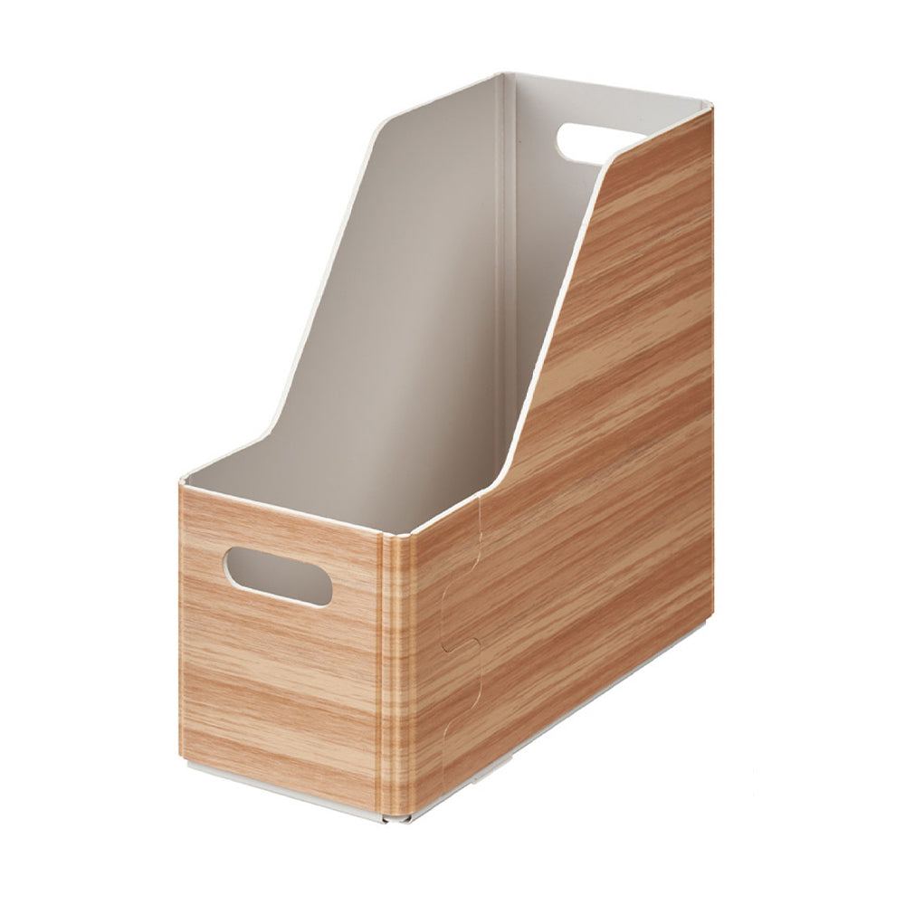 KiiNi, foldable storage box with wood grain print
