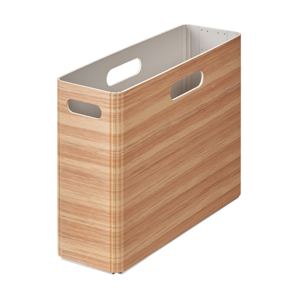 KiiNi, foldable storage box with wood grain print