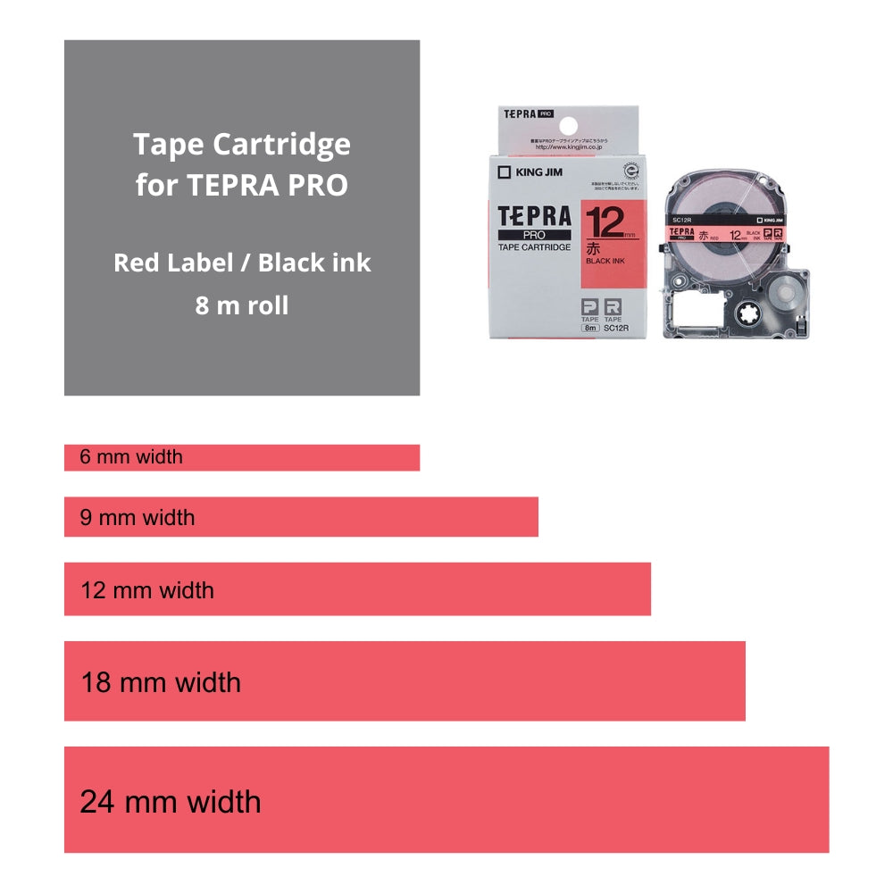TEPRA PRO Tape Cartridge Eco Friendly Packaging