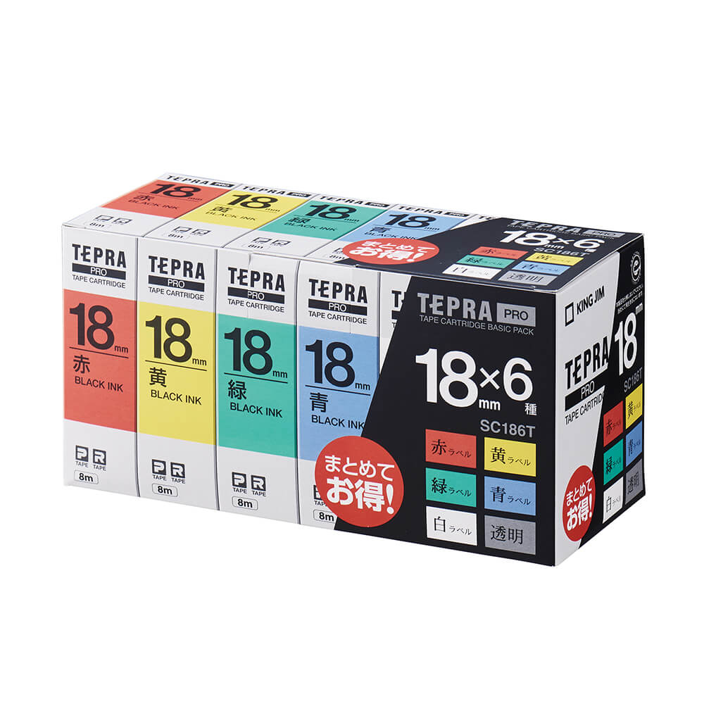 TEPRA PRO Tape Cartridge Basic Pack