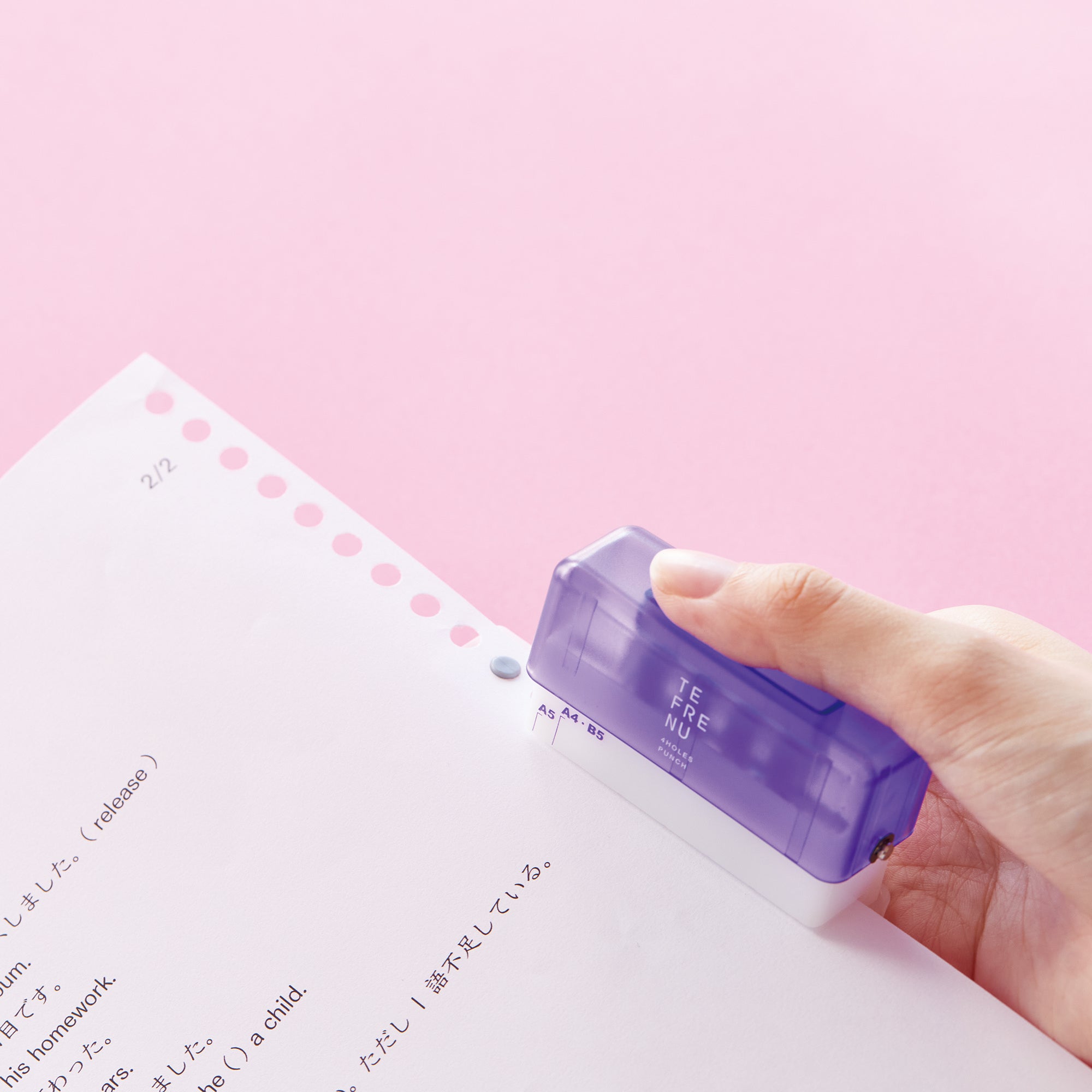 TEFRENU 4-hole Punch