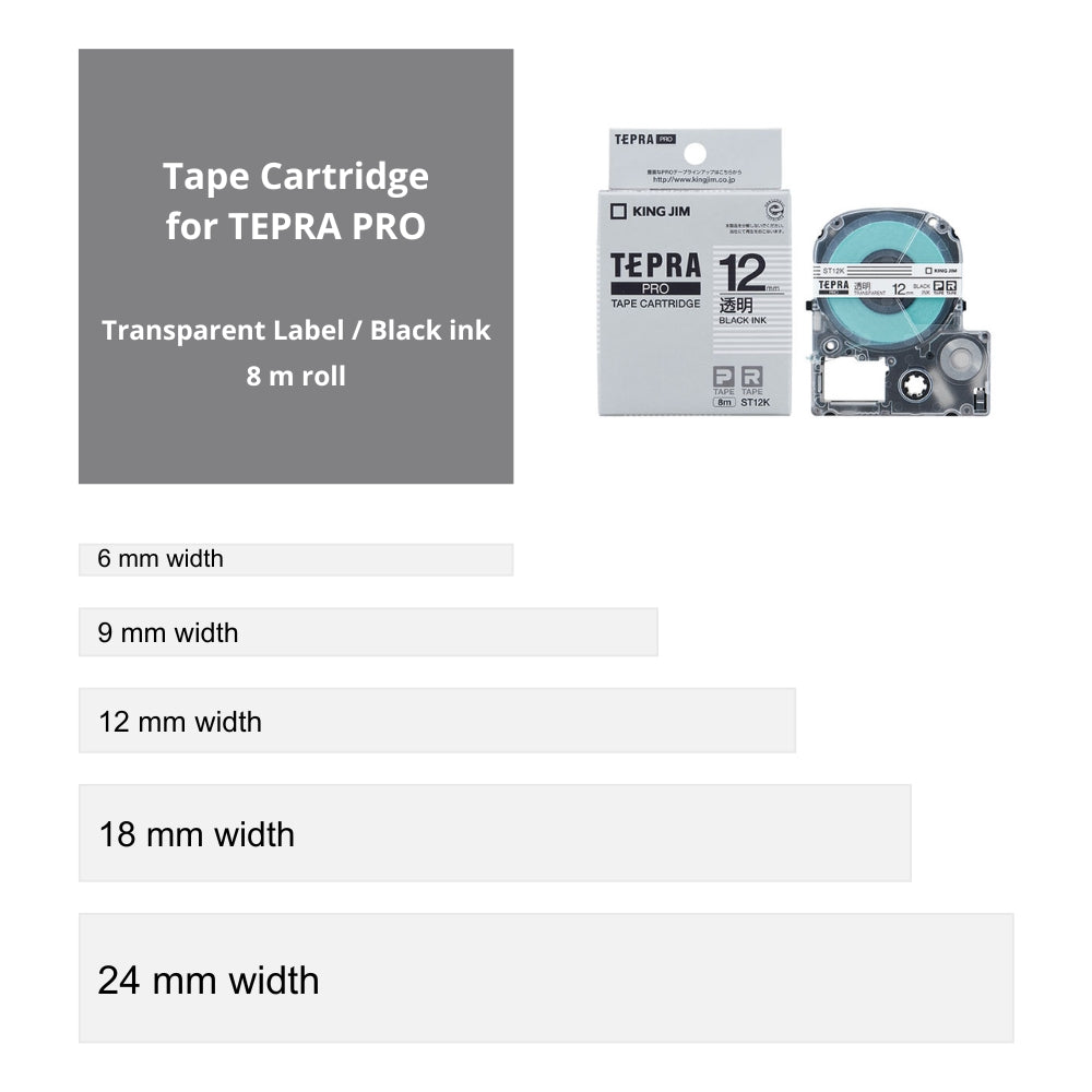TEPRA PRO Tape Cartridge Eco Friendly Packaging