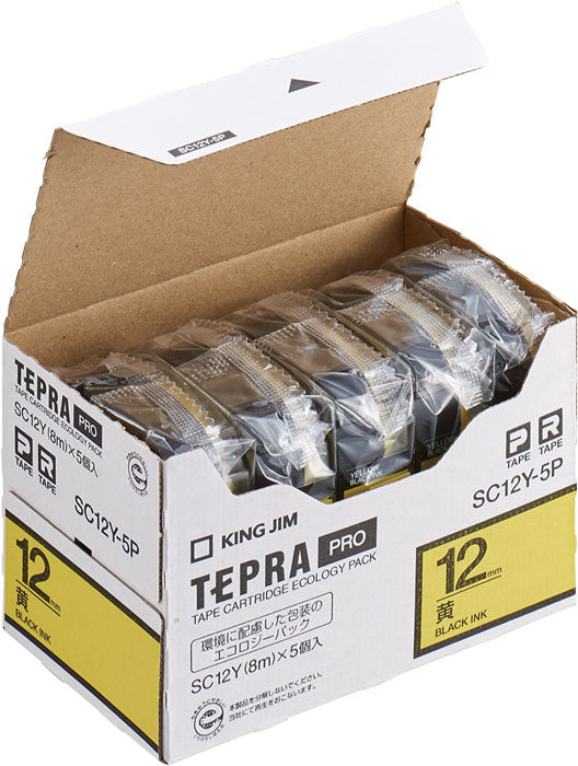 TEPRA PRO Tape Cartridge Eco Friendly Packaging
