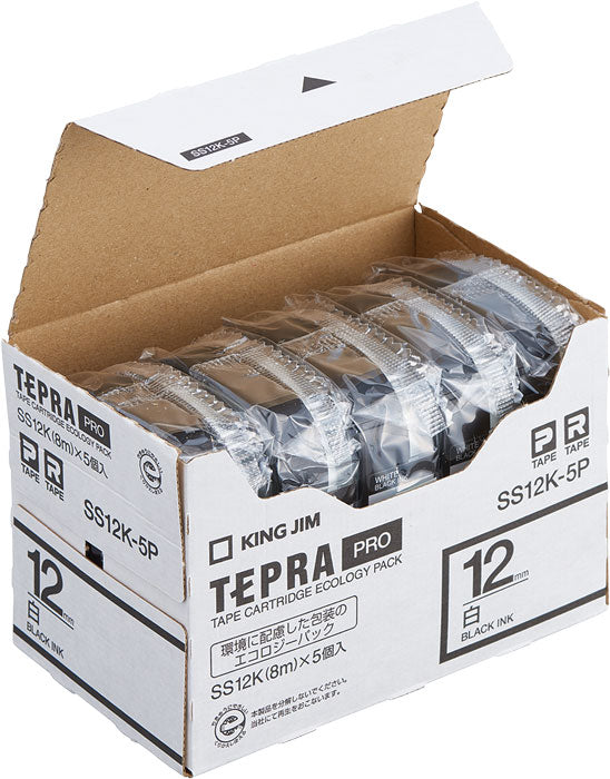 TEPRA PRO Tape Cartridge Eco Friendly Packaging
