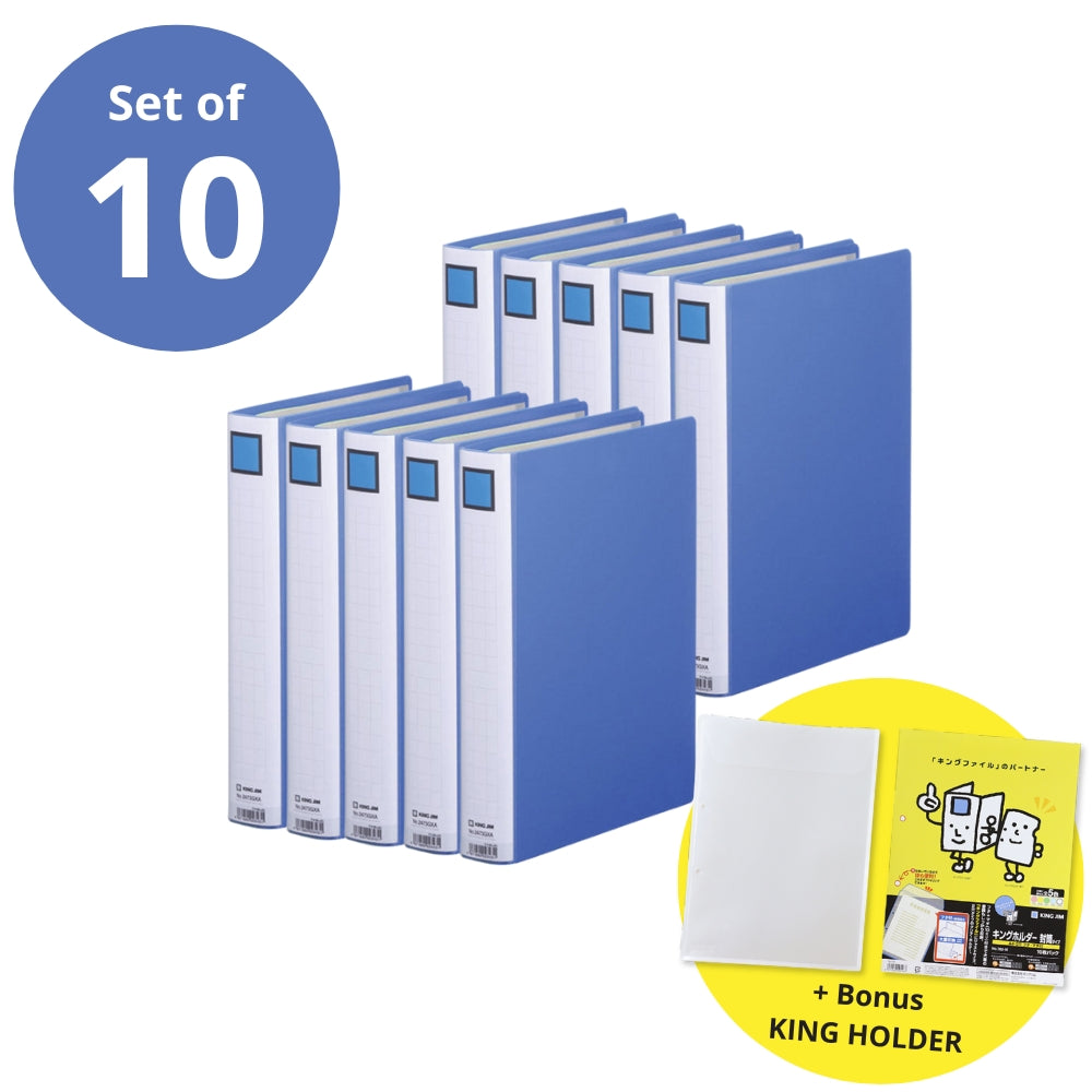 [Set of 10] KING FILE Super Dotch + Bonus KING HOLDER