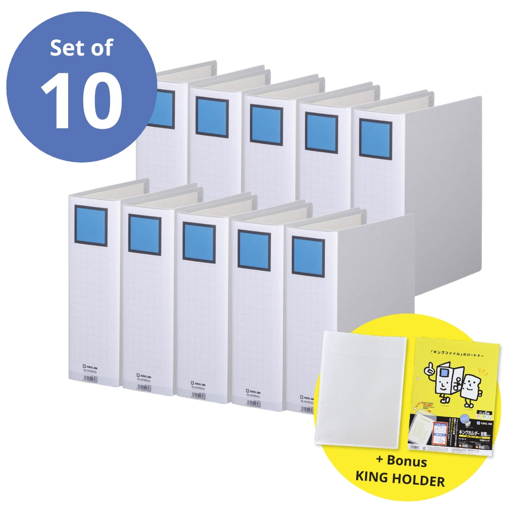 [Set of 10] KING FILE Super Dotch + Bonus KING HOLDER