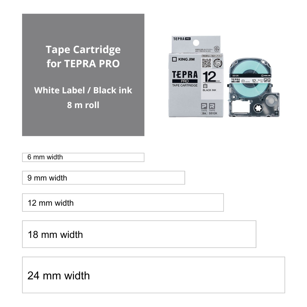 TEPRA PRO Tape Cartridge Eco Friendly Packaging