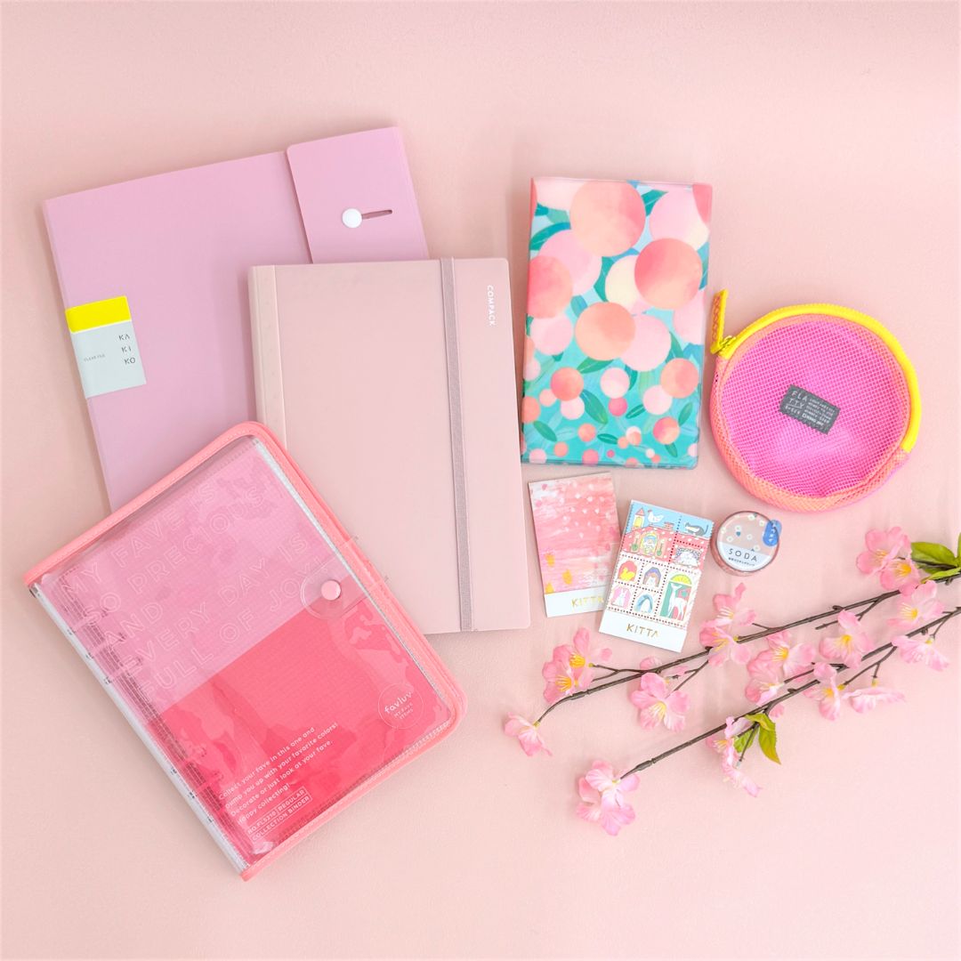 [Free shipping] 2024 Spring pink stationery set